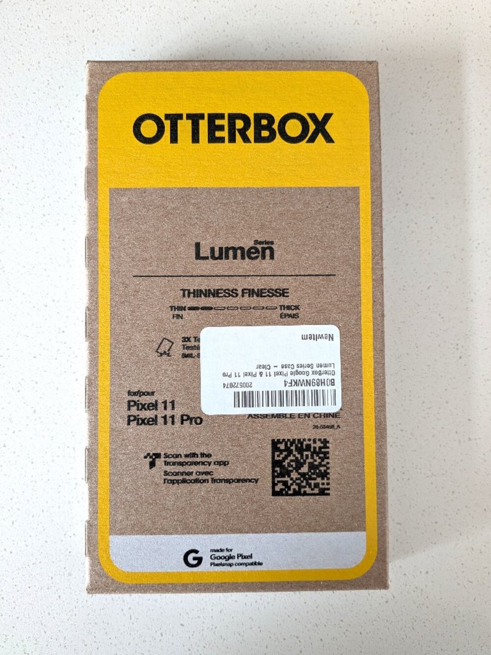NEW OtterBox Google Pixel 11 & Pixel 11 Pro Lumen Series Case - Clear